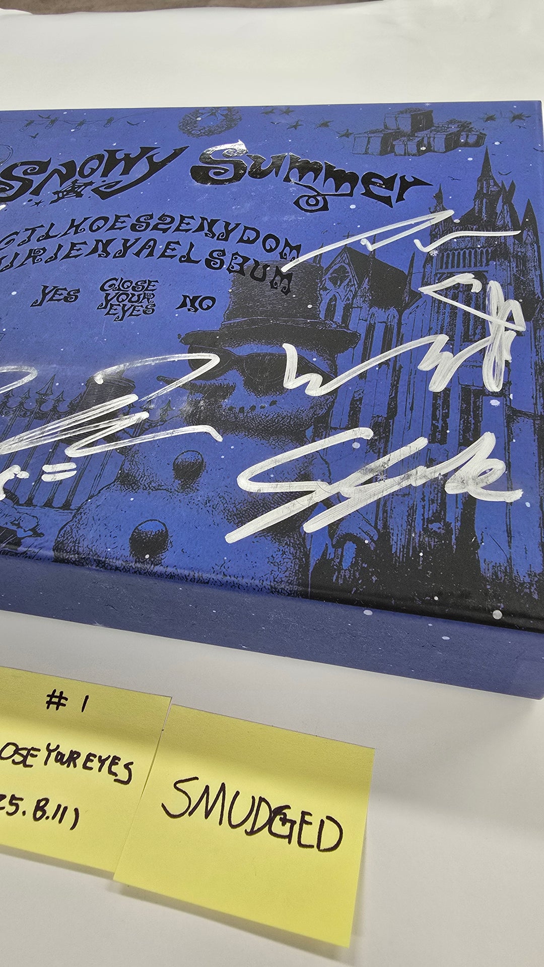 CLOSE YOUR EYES "Snowy Summer", EPEX "소화(韶華)", EVNNE "LOVE ANECDOTE(S)" - Hand Autographed(Signed) Promo Album [25.8.11]
