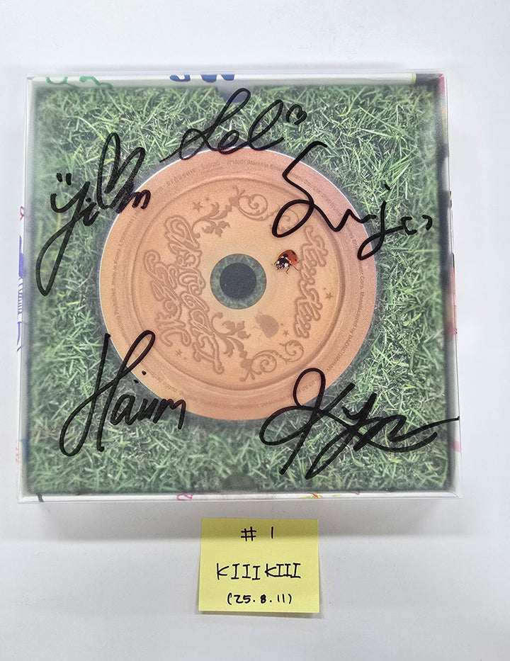 KIIIKIII "UNCUT GEM", SAY MY NAME " ILy", YENA "Blooming Wings", IFEYE "Sweet Tang" - Hand Autographed(Signed) Promo Album [25.8.11]