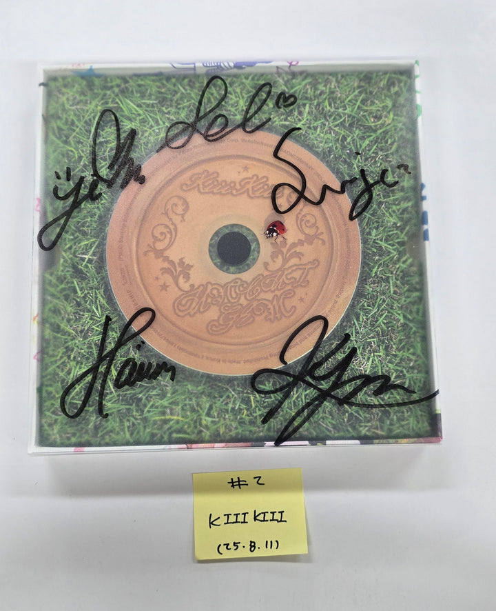 KIIIKIII "UNCUT GEM", SAY MY NAME " ILy", YENA "Blooming Wings", IFEYE "Sweet Tang" - Hand Autographed(Signed) Promo Album [25.8.11]