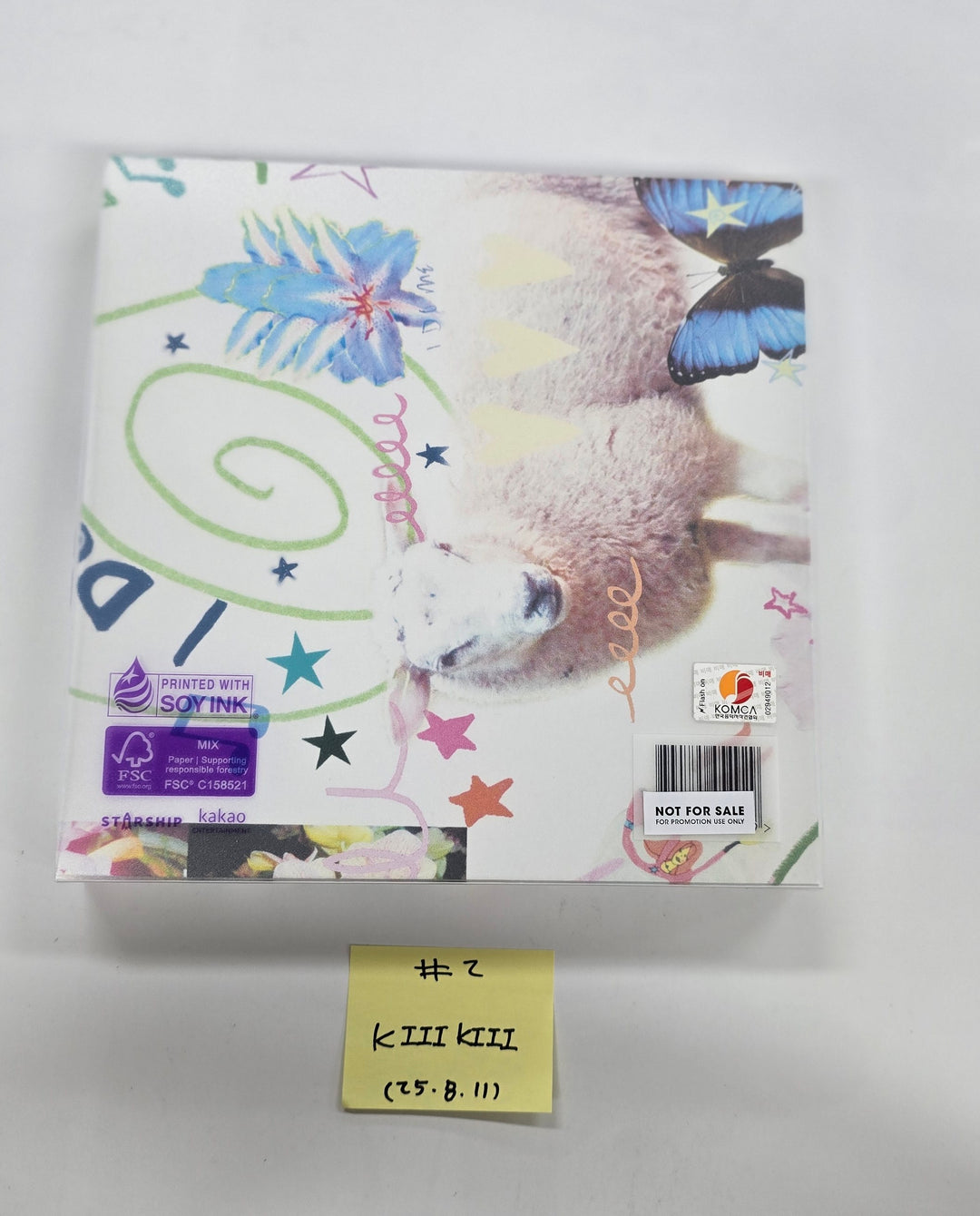 KIIIKIII "UNCUT GEM", SAY MY NAME " ILy", YENA "Blooming Wings", IFEYE "Sweet Tang" - Hand Autographed(Signed) Promo Album [25.8.11]