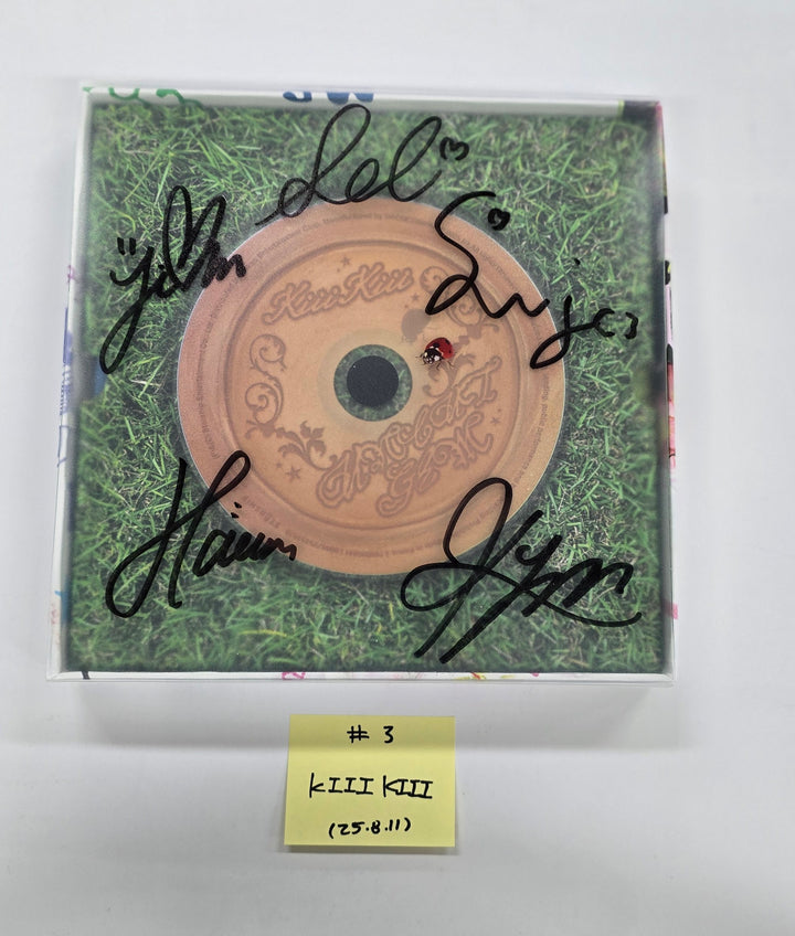 KIIIKIII "UNCUT GEM", SAY MY NAME " ILy", YENA "Blooming Wings", IFEYE "Sweet Tang" - Hand Autographed(Signed) Promo Album [25.8.11]