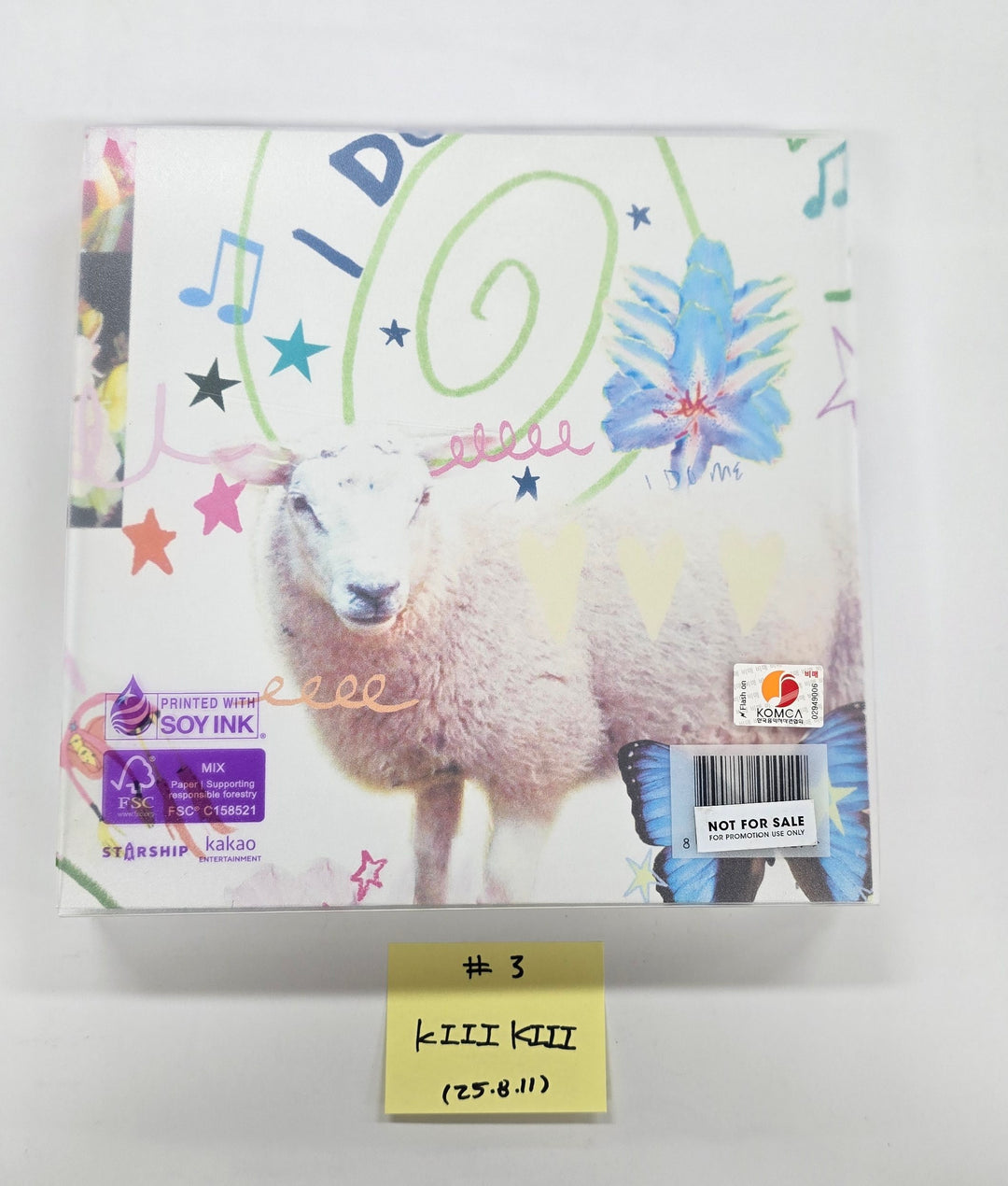KIIIKIII "UNCUT GEM", SAY MY NAME " ILy", YENA "Blooming Wings", IFEYE "Sweet Tang" - Hand Autographed(Signed) Promo Album [25.8.11]