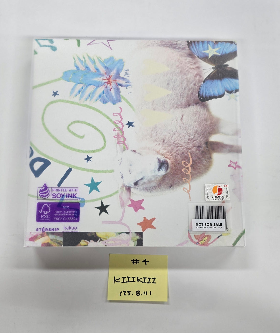 KIIIKIII "UNCUT GEM", SAY MY NAME " ILy", YENA "Blooming Wings", IFEYE "Sweet Tang" - Hand Autographed(Signed) Promo Album [25.8.11]