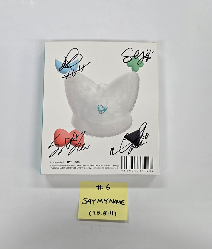 KIIIKIII "UNCUT GEM", SAY MY NAME " ILy", YENA "Blooming Wings", IFEYE "Sweet Tang" - Hand Autographed(Signed) Promo Album [25.8.11]