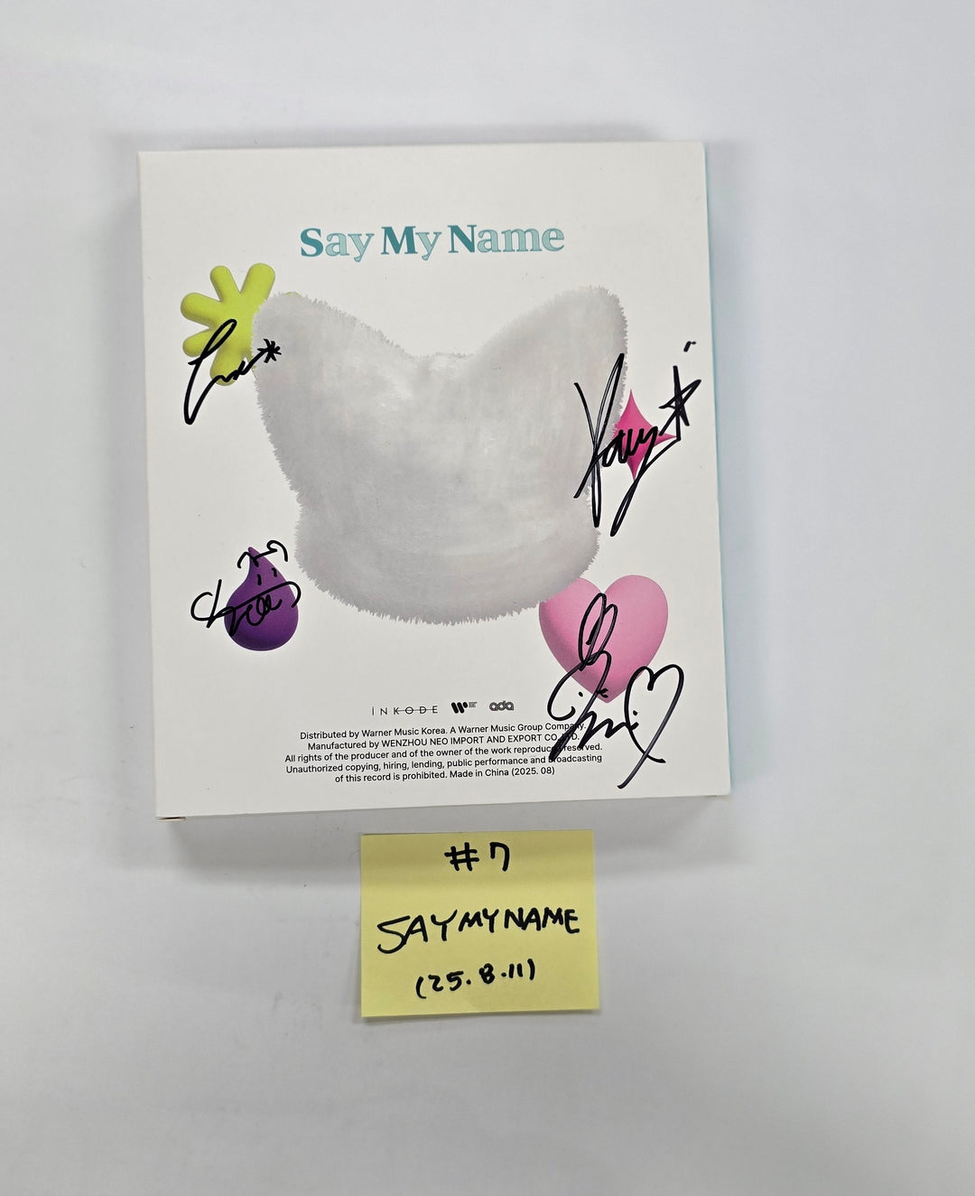 KIIIKIII "UNCUT GEM", SAY MY NAME " ILy", YENA "Blooming Wings", IFEYE "Sweet Tang" - Hand Autographed(Signed) Promo Album [25.8.11]