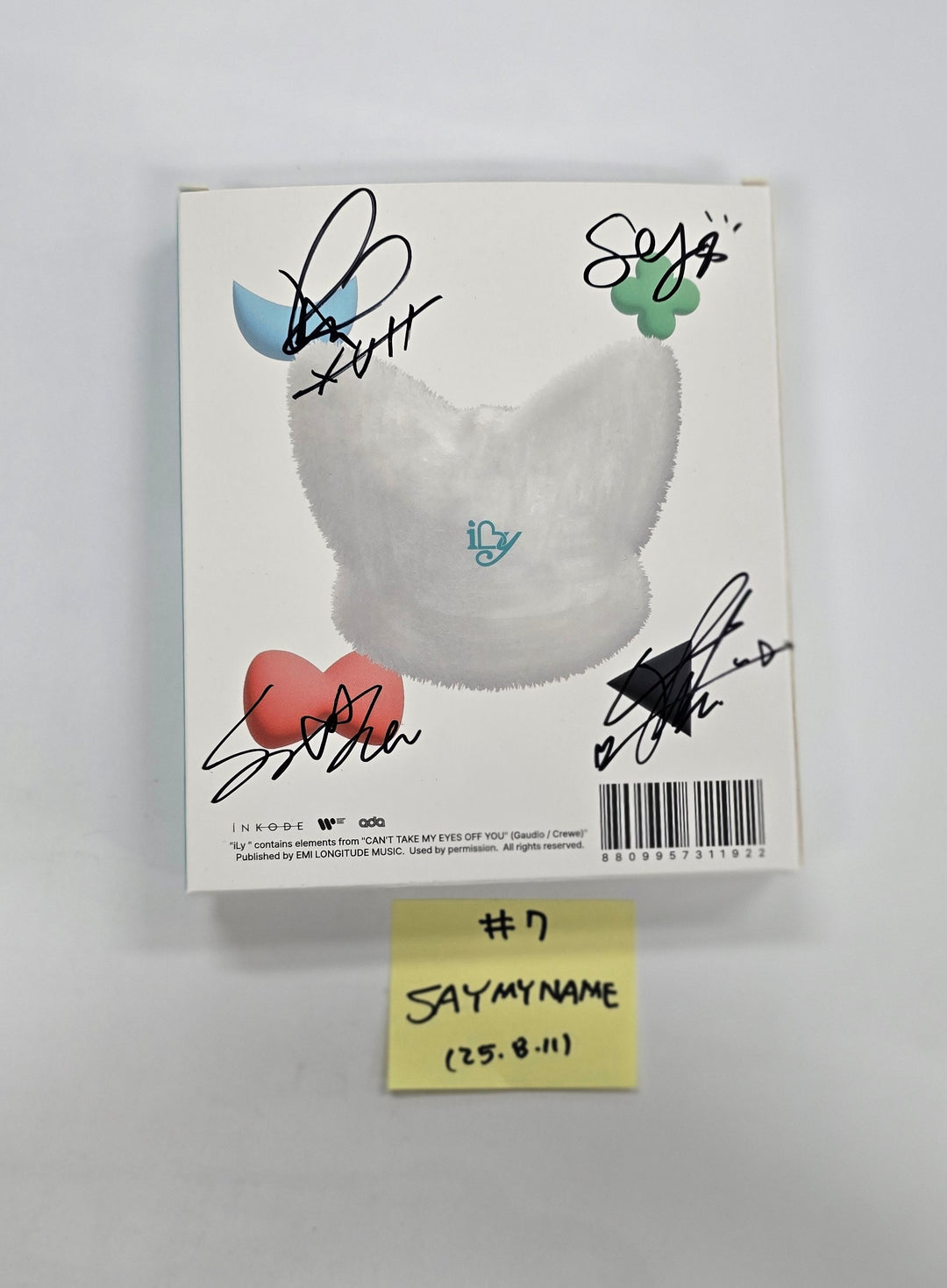 KIIIKIII "UNCUT GEM", SAY MY NAME " ILy", YENA "Blooming Wings", IFEYE "Sweet Tang" - Hand Autographed(Signed) Promo Album [25.8.11]
