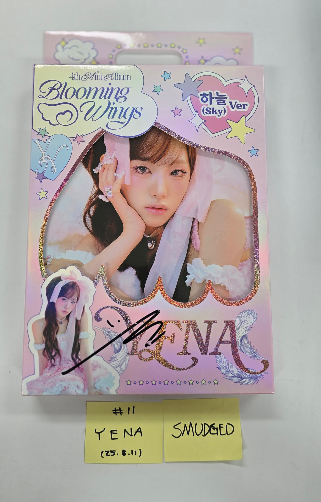 KIIIKIII "UNCUT GEM", SAY MY NAME " ILy", YENA "Blooming Wings", IFEYE "Sweet Tang" - Hand Autographed(Signed) Promo Album [25.8.11]