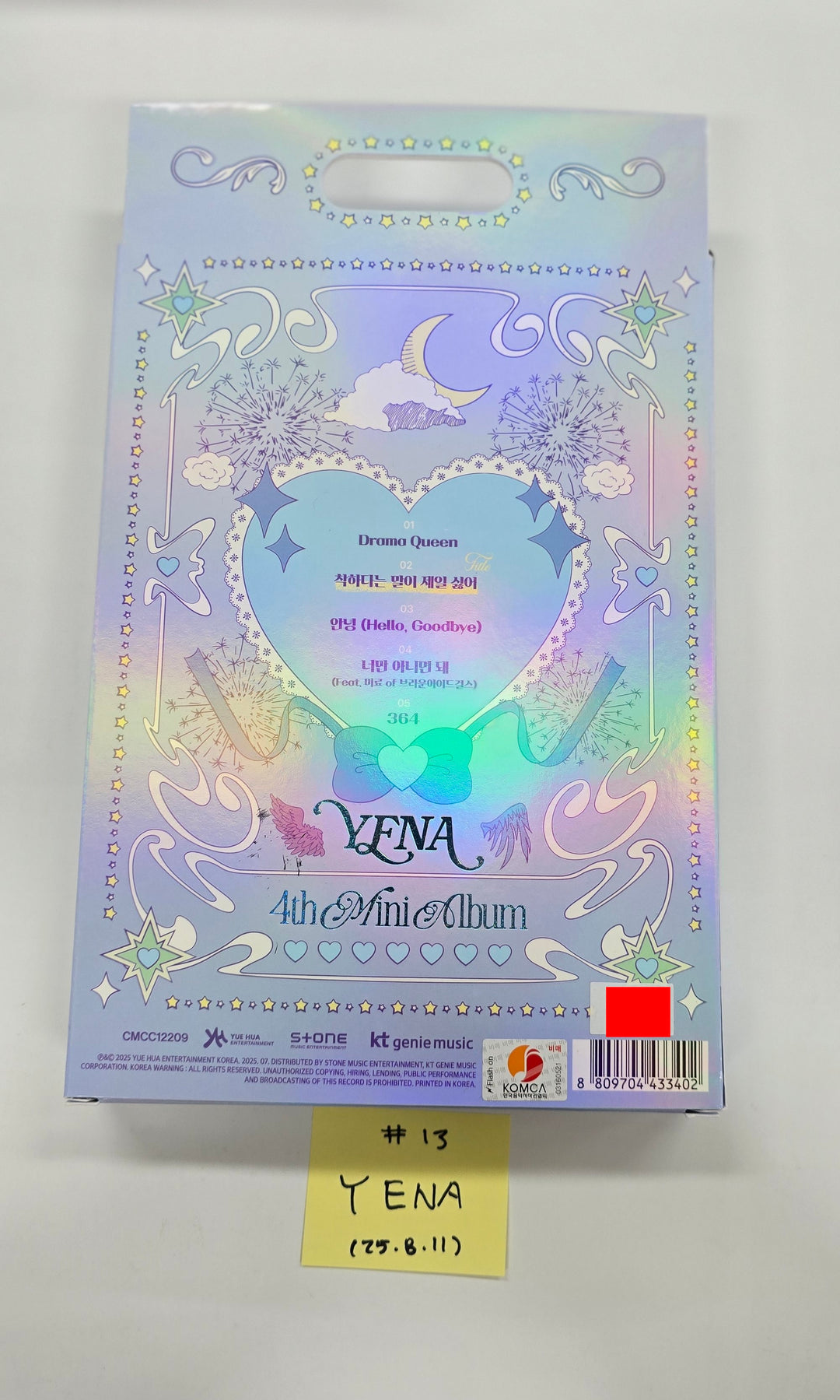 KIIIKIII "UNCUT GEM", SAY MY NAME " ILy", YENA "Blooming Wings", IFEYE "Sweet Tang" - Hand Autographed(Signed) Promo Album [25.8.11]