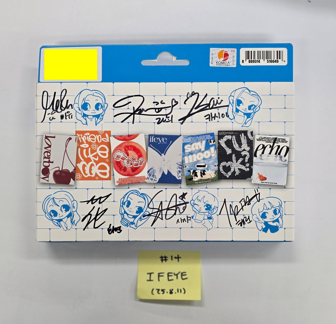 KIIIKIII "UNCUT GEM", SAY MY NAME " ILy", YENA "Blooming Wings", IFEYE "Sweet Tang" - Hand Autographed(Signed) Promo Album [25.8.11]