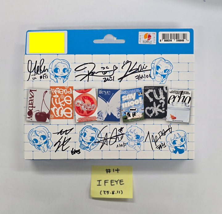KIIIKIII "UNCUT GEM", SAY MY NAME " ILy", YENA "Blooming Wings", IFEYE "Sweet Tang" - Hand Autographed(Signed) Promo Album [25.8.11]