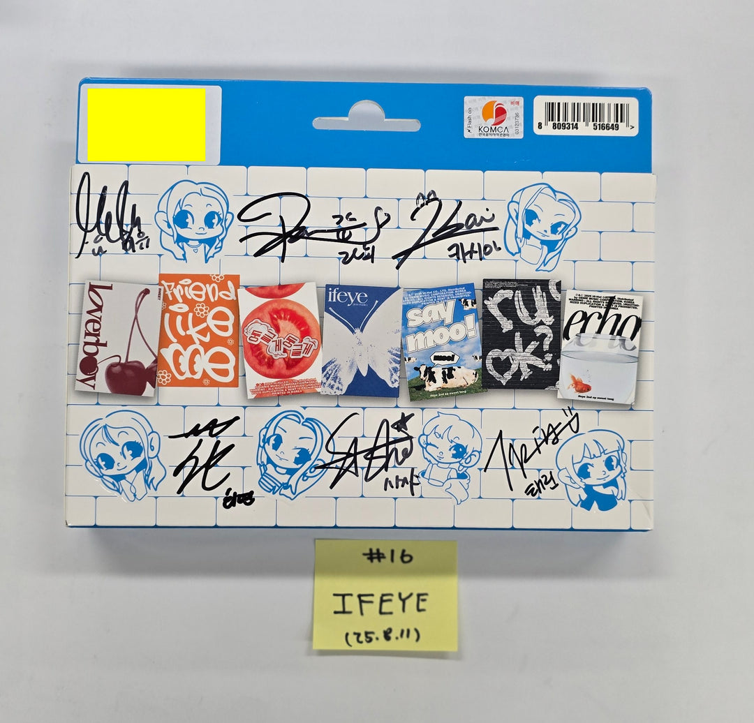 KIIIKIII "UNCUT GEM", SAY MY NAME " ILy", YENA "Blooming Wings", IFEYE "Sweet Tang" - Hand Autographed(Signed) Promo Album [25.8.11]