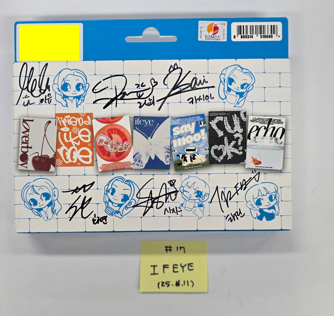 KIIIKIII "UNCUT GEM", SAY MY NAME " ILy", YENA "Blooming Wings", IFEYE "Sweet Tang" - Hand Autographed(Signed) Promo Album [25.8.11]