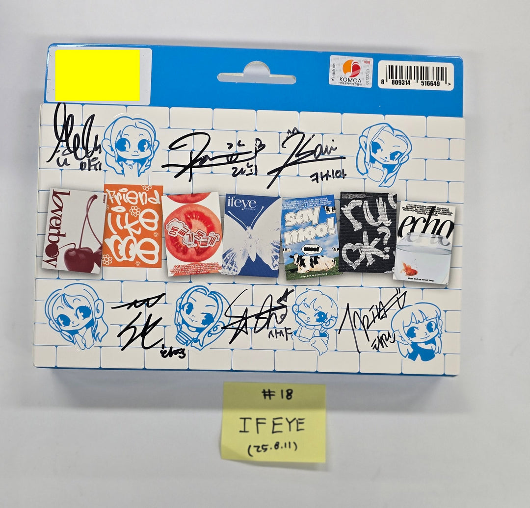 KIIIKIII "UNCUT GEM", SAY MY NAME " ILy", YENA "Blooming Wings", IFEYE "Sweet Tang" - Hand Autographed(Signed) Promo Album [25.8.11]