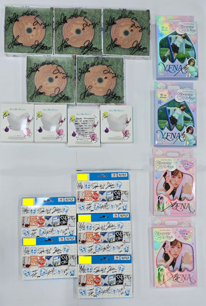 KIIIKIII "UNCUT GEM", SAY MY NAME " ILy", YENA "Blooming Wings", IFEYE "Sweet Tang" - Hand Autographed(Signed) Promo Album [25.8.11]