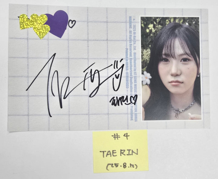 IFEYE "Sweet Tang" - A Cut Page From Fansign Event Album [25.8.12]
