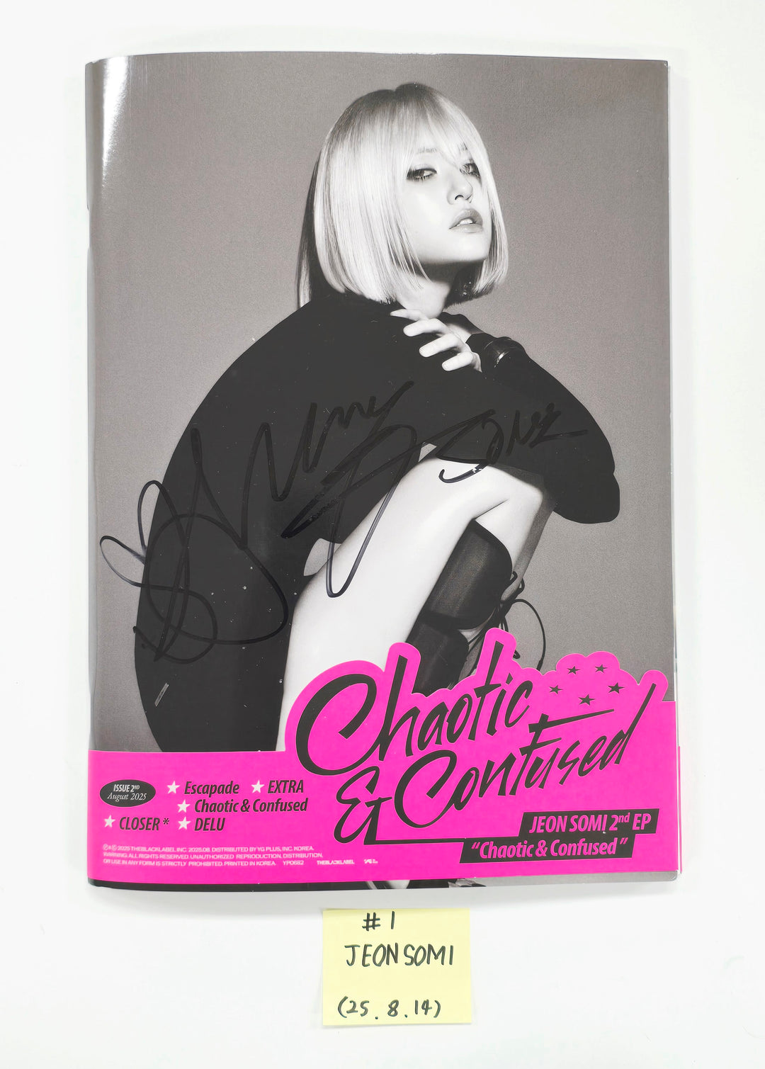 JEONSOMI "Chaotic & Confused" - Hand Autographed(Signed) Promo Album [25.8.14]