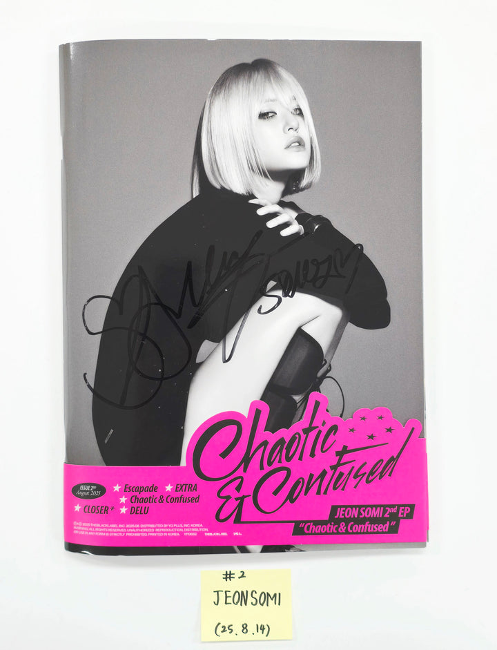 JEONSOMI "Chaotic & Confused" - Hand Autographed(Signed) Promo Album [25.8.14]