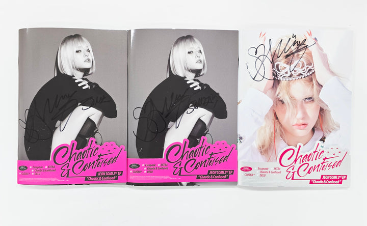 JEONSOMI "Chaotic & Confused" - Hand Autographed(Signed) Promo Album [25.8.14]
