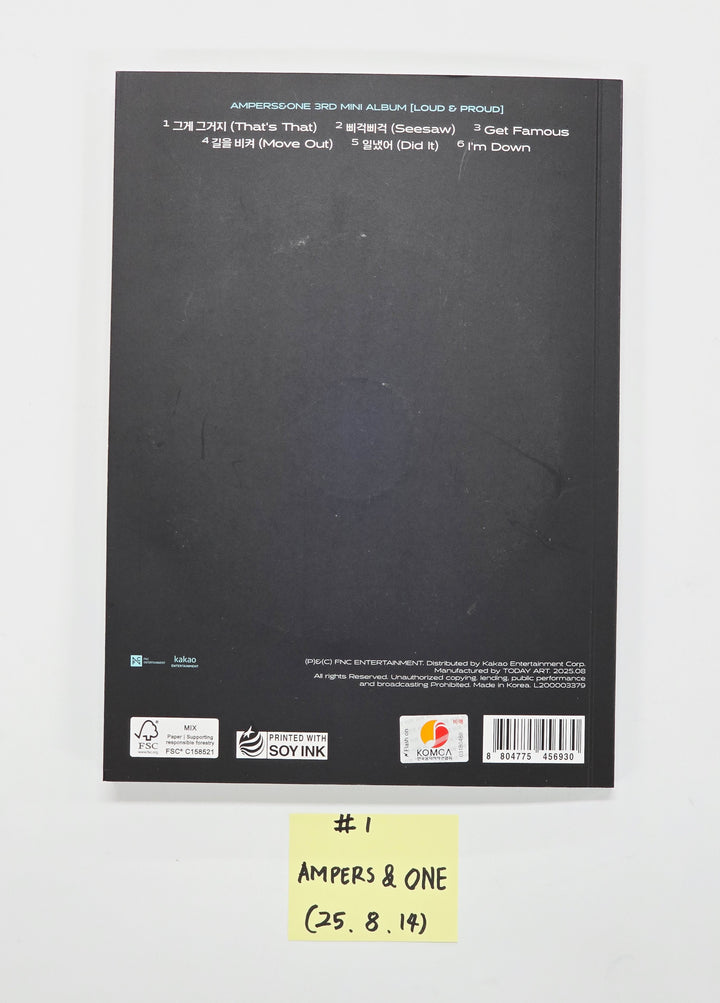 AMPERS&ONE "LOUD & PROUD" - Hand Autographed(Signed) Promo Album [25.8.14]