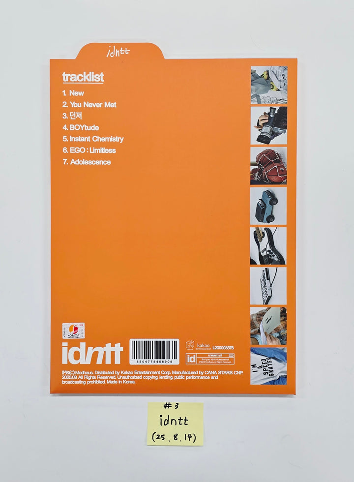 IDNTT "unevermet" - Hand Autographed(Signed) Promo Album [25.8.14]