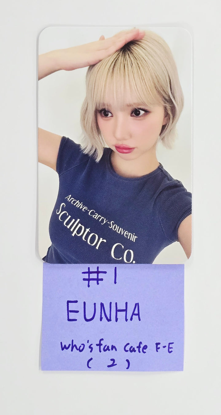 VIVIZ "A Montage of ( )" - Who's fan cafe Fansign Event Photocard [25.8.18]