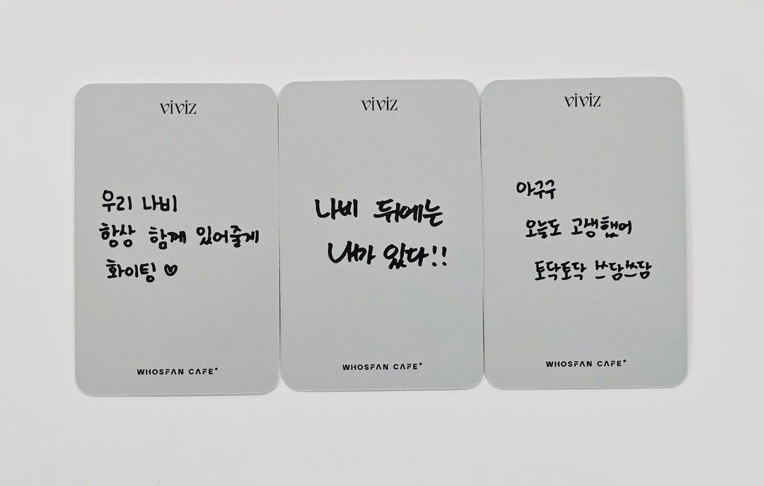 VIVIZ "A Montage of ( )" - Who's fan cafe Fansign Event Photocard [25.8.18]