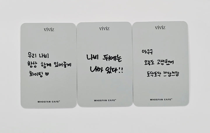 VIVIZ "A Montage of ( )" - Who's fan cafe Fansign Event Photocard [25.8.18]