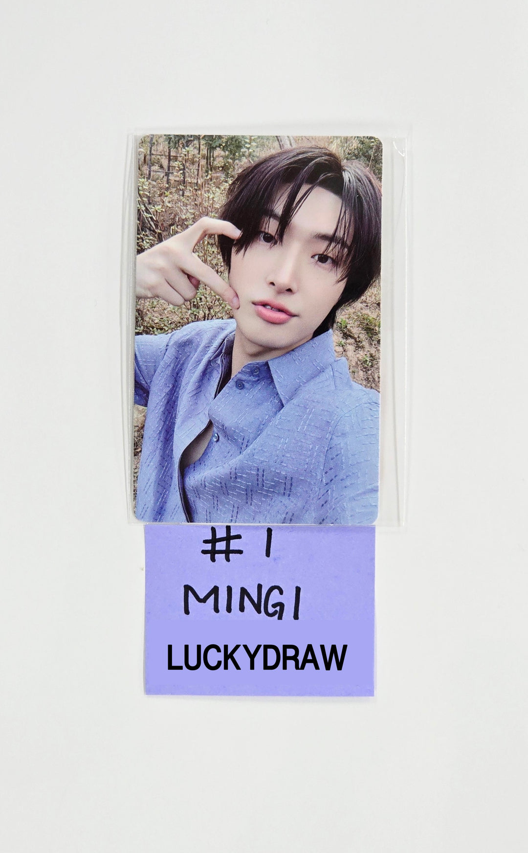 Mingi (of Ateez) - "Fix On : HBD" Pop-Up Store Scratch Lucky Draw Event Photocard [25.8.18]