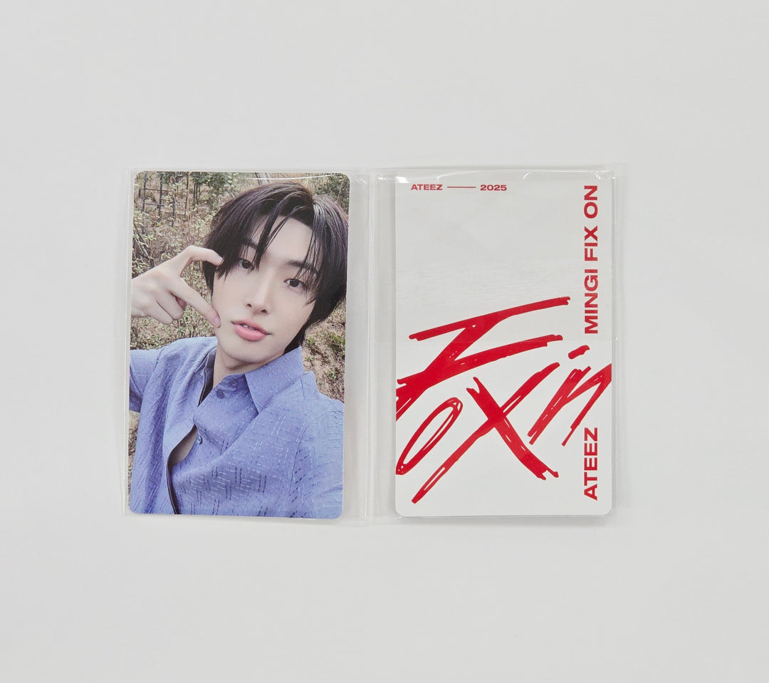 Mingi (of Ateez) - "Fix On : HBD" Pop-Up Store Scratch Lucky Draw Event Photocard [25.8.18]