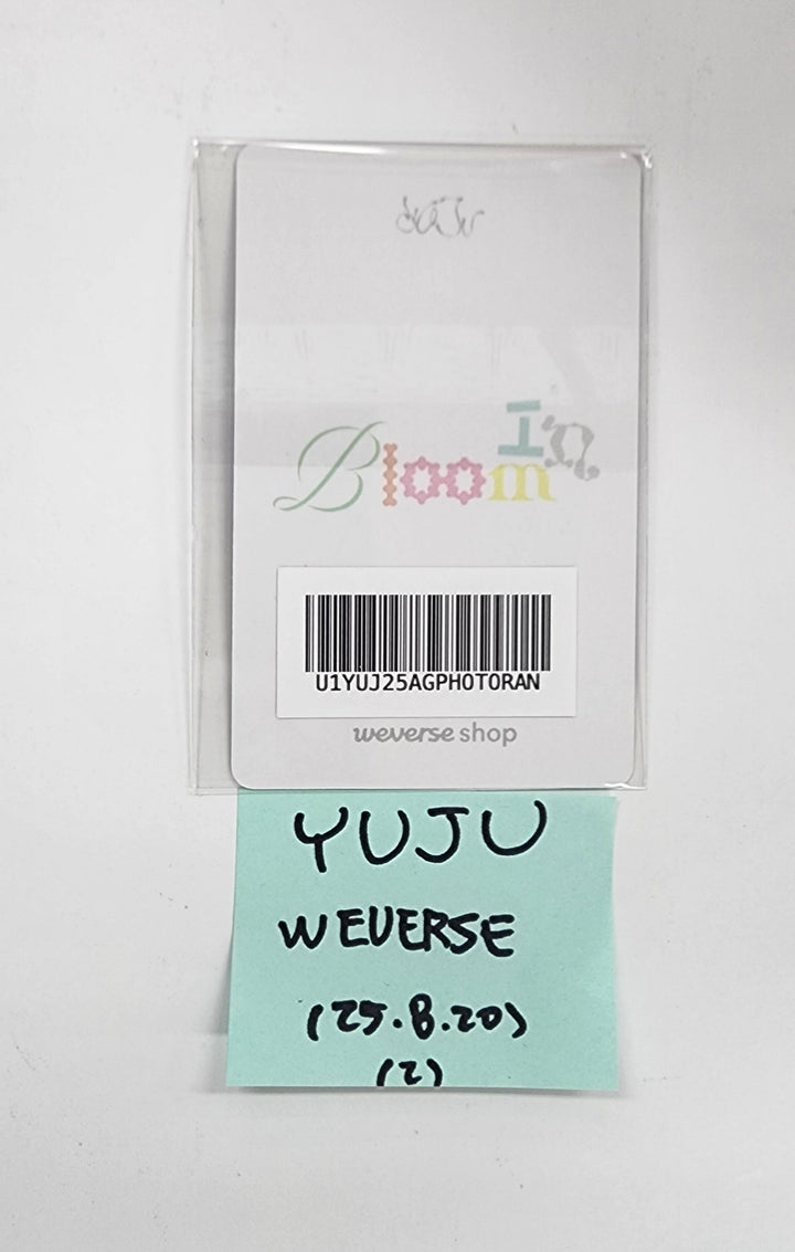 YUJU "In Bloom" - Weverse Shop Pre Order benefit Photocard [25.8.20]