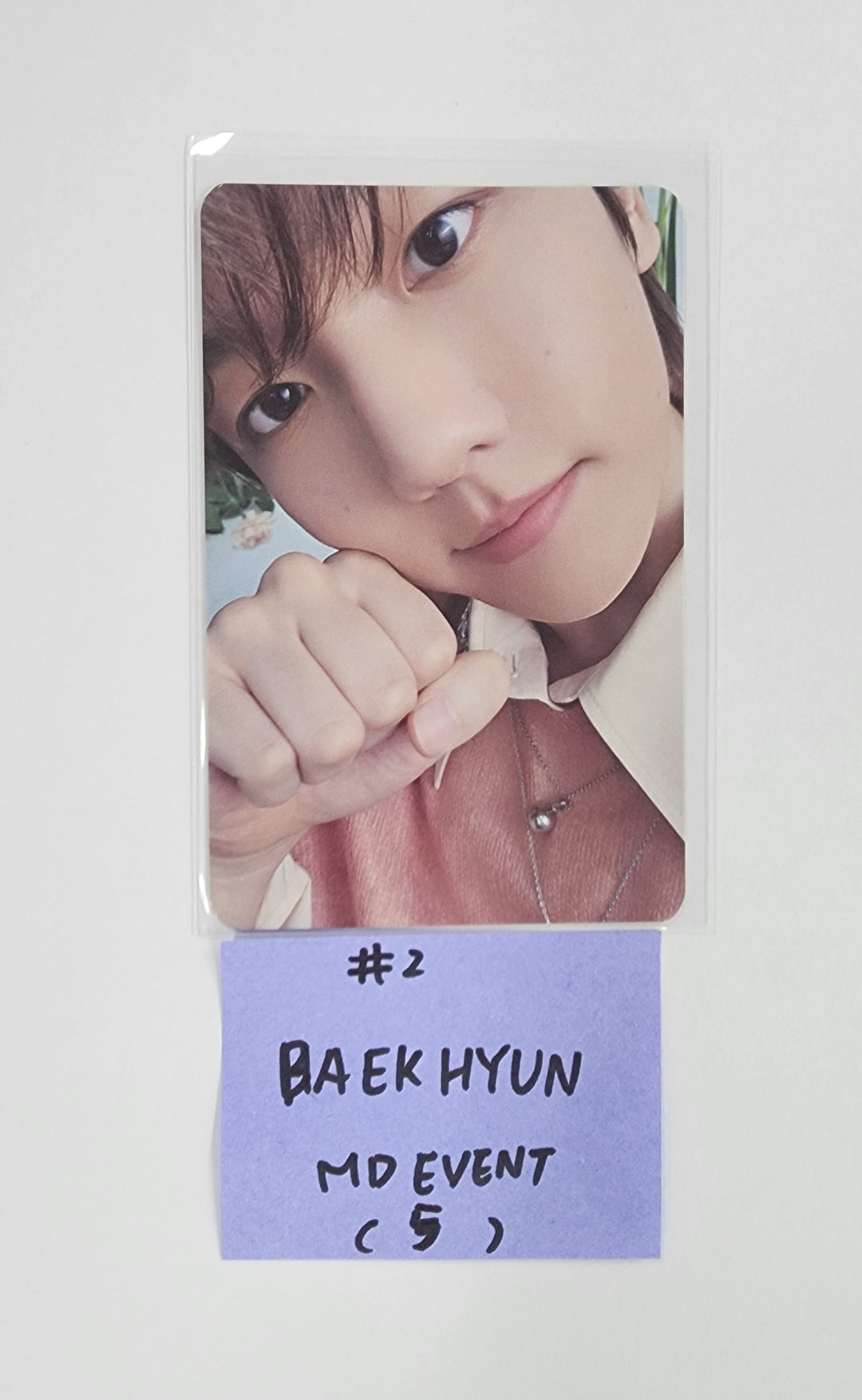 BAEKHYUN "Essence of Reverie" - Withmuu MD Event Photocard (2) [25.8.21]