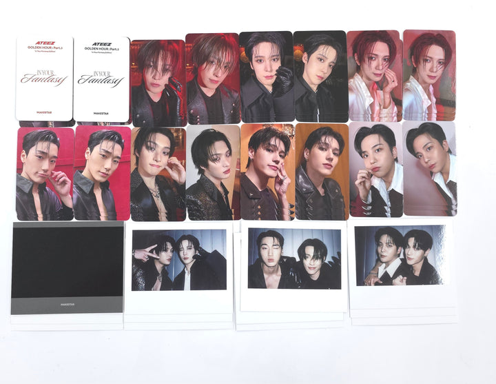 Ateez "GOLDEN HOUR : Part.3" - Makestar Lucky Draw Event Photocard (Poca Ver.) [25.8.22]