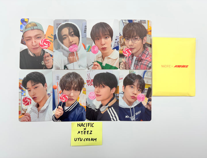 Ateez X Nacific - Ateez's Play Ground (UYU Cream Premium Set) Photocard set [25.8.22]