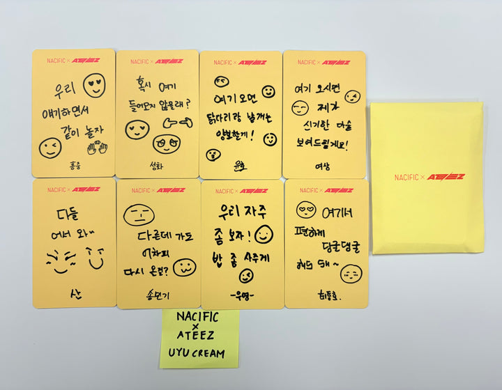 Ateez X Nacific - Ateez's Play Ground (UYU Cream Premium Set) Photocard set [25.8.22]