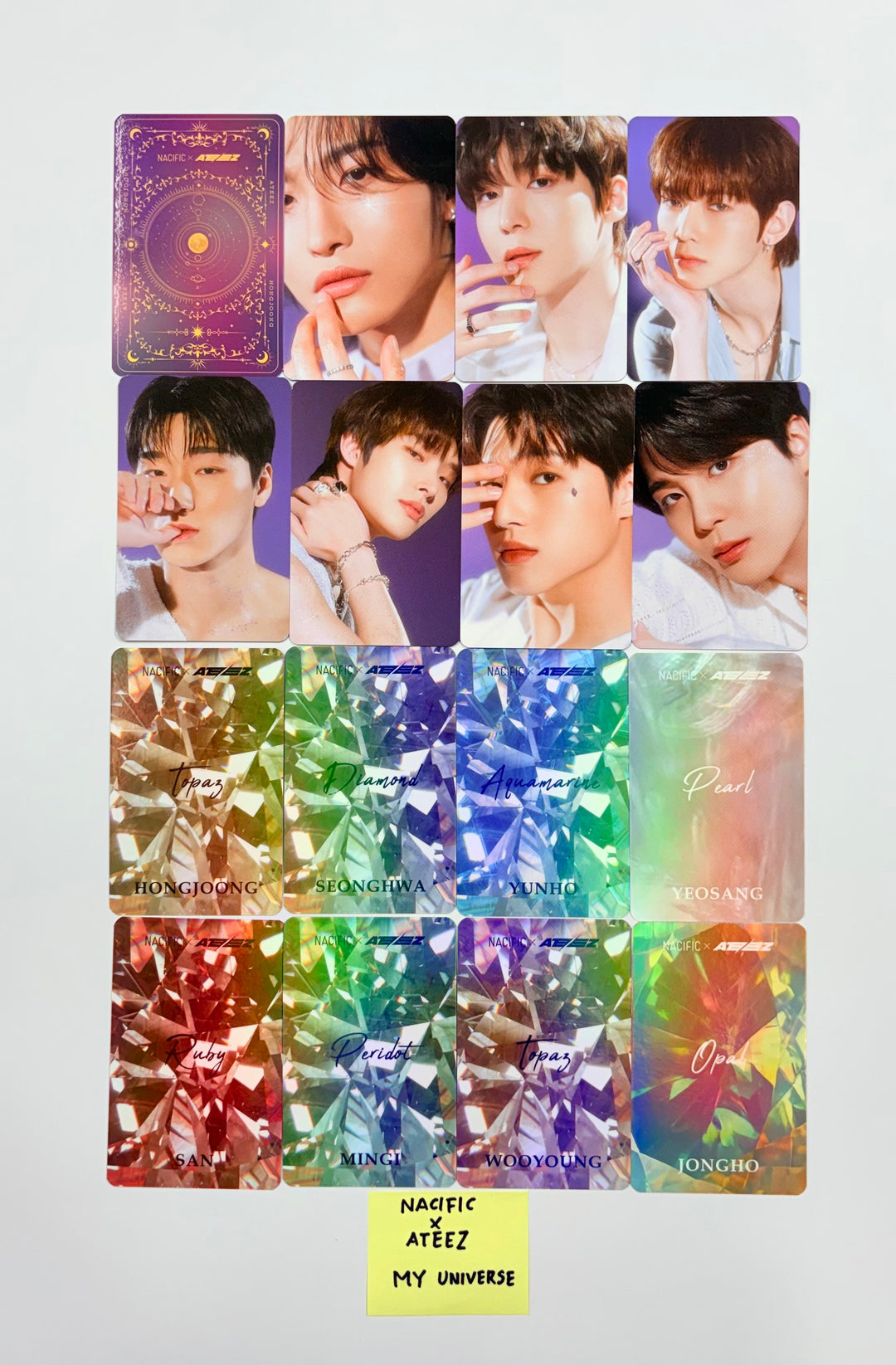 Ateez X Nacific - My Universe Photocard set [25.8.22]