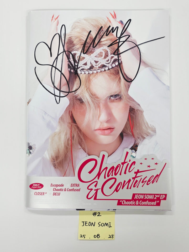 JEON SOMI "Chaotic & Confused", Kep1er "BUBBLE GUM", Moonbyul "laundri"- Hand Autograhped(Signed) Promo Album [25.8.25]