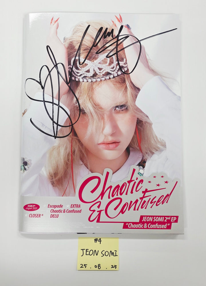 JEON SOMI "Chaotic & Confused", Kep1er "BUBBLE GUM", Moonbyul "laundri"- Hand Autograhped(Signed) Promo Album [25.8.25]