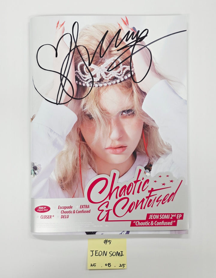 JEON SOMI "Chaotic & Confused", Kep1er "BUBBLE GUM", Moonbyul "laundri"- Hand Autograhped(Signed) Promo Album [25.8.25]