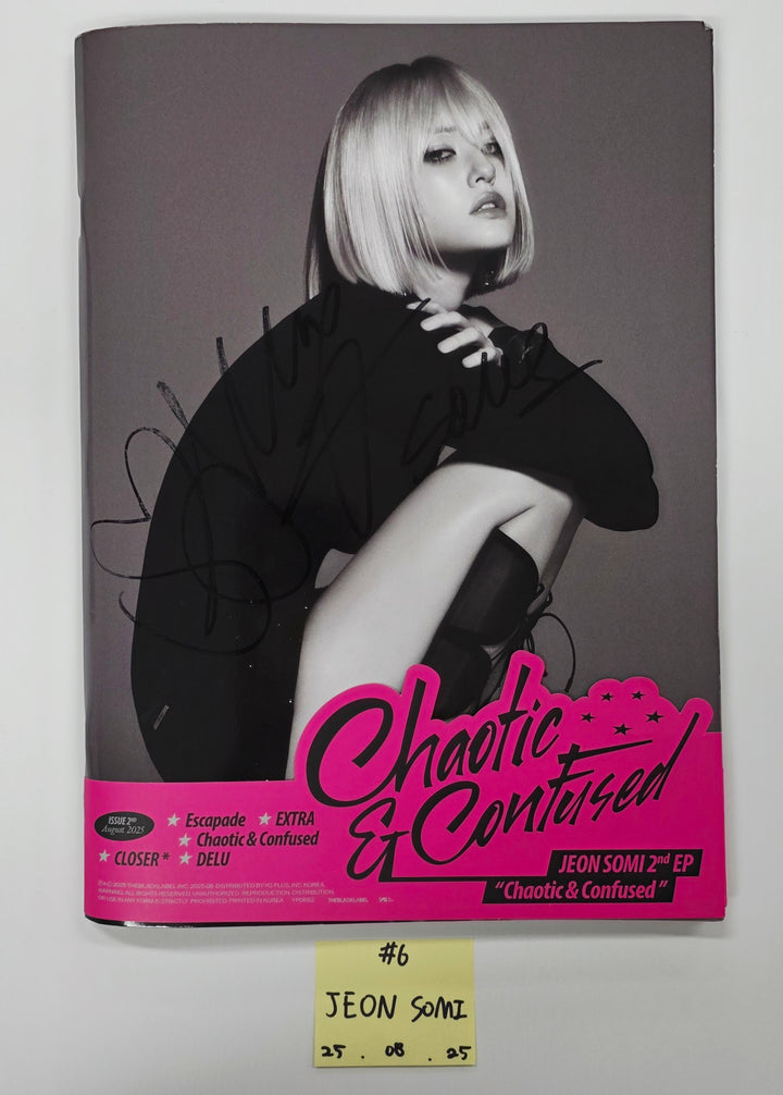 JEON SOMI "Chaotic & Confused", Kep1er "BUBBLE GUM", Moonbyul "laundri"- Hand Autograhped(Signed) Promo Album [25.8.25]