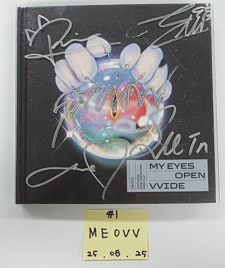 MEOVV "MY EYES OPEN VVIDE", YOUNG POSSE "Growing Pain pt.1 : FREE", JOY "From JOY, with Love", AtHeart "Plot Twist",H1-KEY "Lovestruck" - Hand Autograhped(Signed) Promo Album [25.8.25]