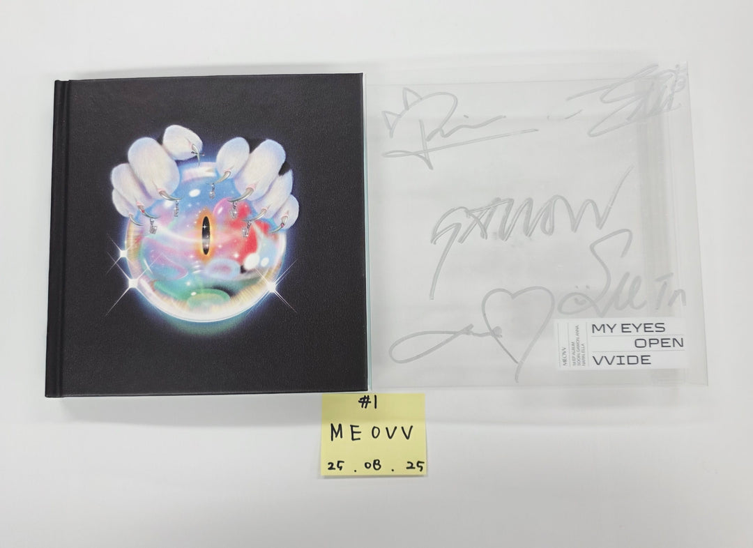 MEOVV "MY EYES OPEN VVIDE", YOUNG POSSE "Growing Pain pt.1 : FREE", JOY "From JOY, with Love", AtHeart "Plot Twist",H1-KEY "Lovestruck" - Hand Autograhped(Signed) Promo Album [25.8.25]