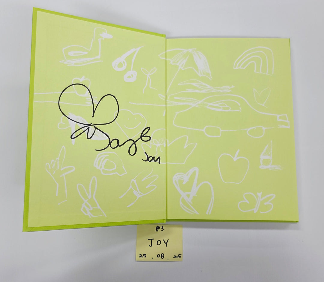 MEOVV "MY EYES OPEN VVIDE", YOUNG POSSE "Growing Pain pt.1 : FREE", JOY "From JOY, with Love", AtHeart "Plot Twist",H1-KEY "Lovestruck" - Hand Autograhped(Signed) Promo Album [25.8.25]