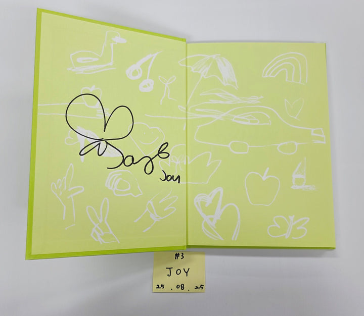 MEOVV "MY EYES OPEN VVIDE", YOUNG POSSE "Growing Pain pt.1 : FREE", JOY "From JOY, with Love", AtHeart "Plot Twist",H1-KEY "Lovestruck" - Hand Autograhped(Signed) Promo Album [25.8.25]