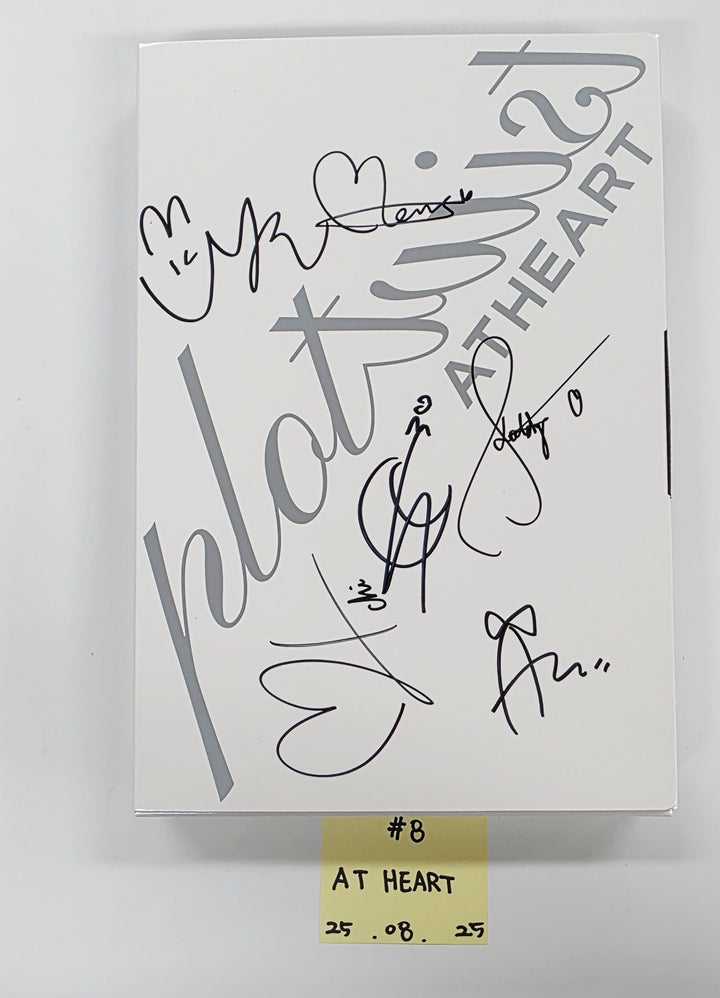 MEOVV "MY EYES OPEN VVIDE", YOUNG POSSE "Growing Pain pt.1 : FREE", JOY "From JOY, with Love", AtHeart "Plot Twist",H1-KEY "Lovestruck" - Hand Autograhped(Signed) Promo Album [25.8.25]