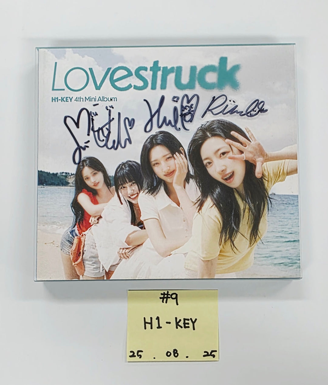 MEOVV "MY EYES OPEN VVIDE", YOUNG POSSE "Growing Pain pt.1 : FREE", JOY "From JOY, with Love", AtHeart "Plot Twist",H1-KEY "Lovestruck" - Hand Autograhped(Signed) Promo Album [25.8.25]