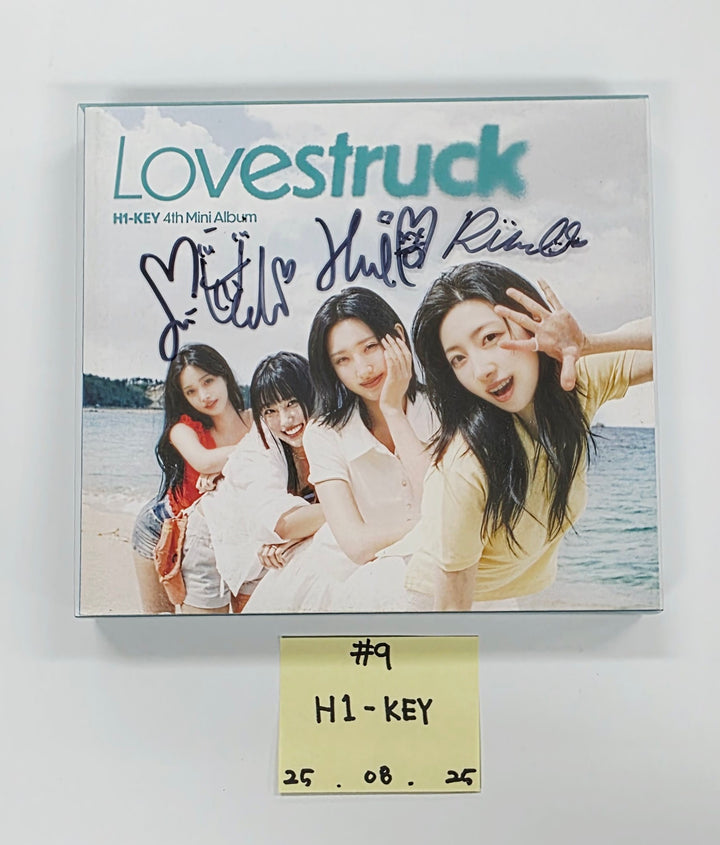 MEOVV "MY EYES OPEN VVIDE", YOUNG POSSE "Growing Pain pt.1 : FREE", JOY "From JOY, with Love", AtHeart "Plot Twist",H1-KEY "Lovestruck" - Hand Autograhped(Signed) Promo Album [25.8.25]
