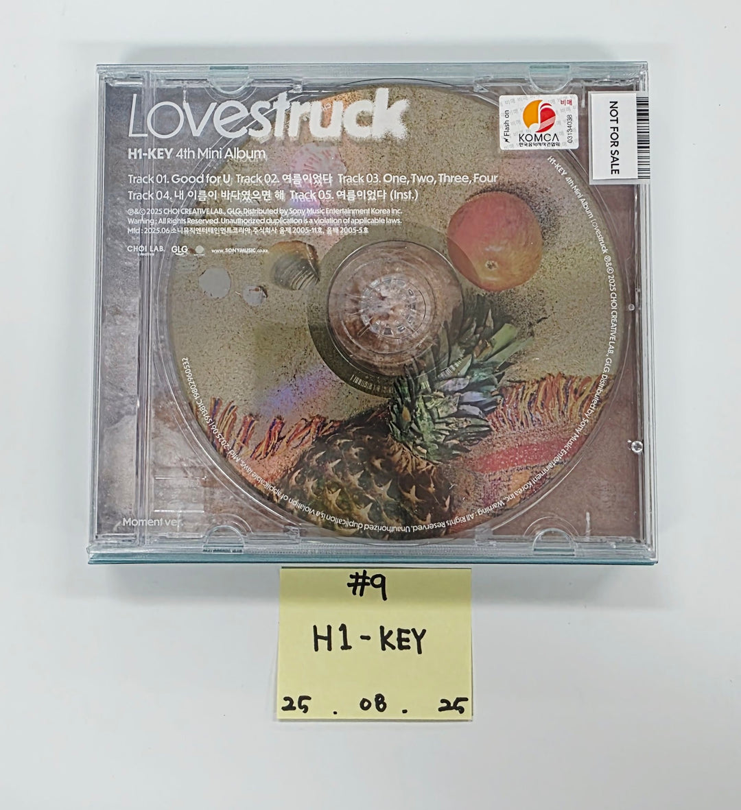 MEOVV "MY EYES OPEN VVIDE", YOUNG POSSE "Growing Pain pt.1 : FREE", JOY "From JOY, with Love", AtHeart "Plot Twist",H1-KEY "Lovestruck" - Hand Autograhped(Signed) Promo Album [25.8.25]
