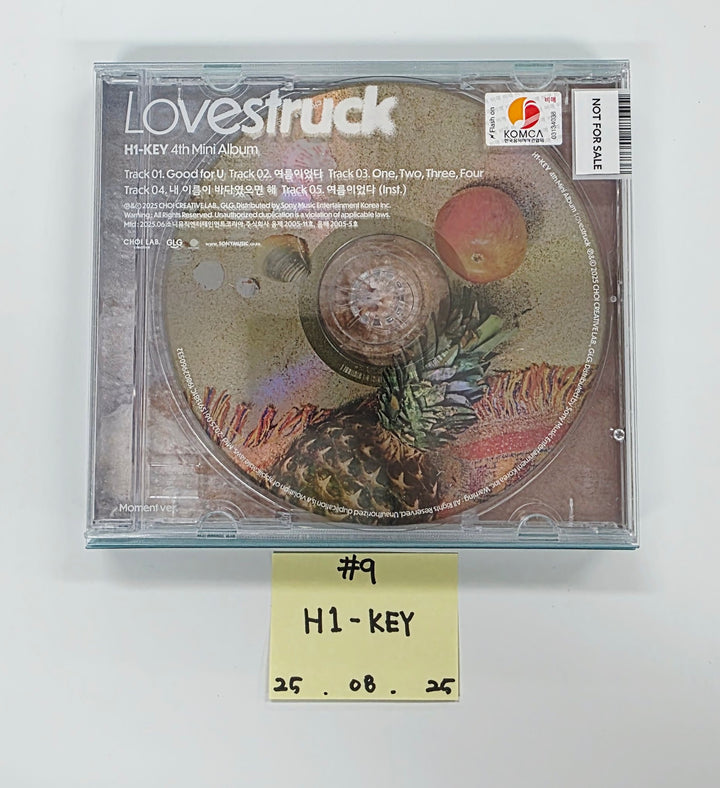 MEOVV "MY EYES OPEN VVIDE", YOUNG POSSE "Growing Pain pt.1 : FREE", JOY "From JOY, with Love", AtHeart "Plot Twist",H1-KEY "Lovestruck" - Hand Autograhped(Signed) Promo Album [25.8.25]