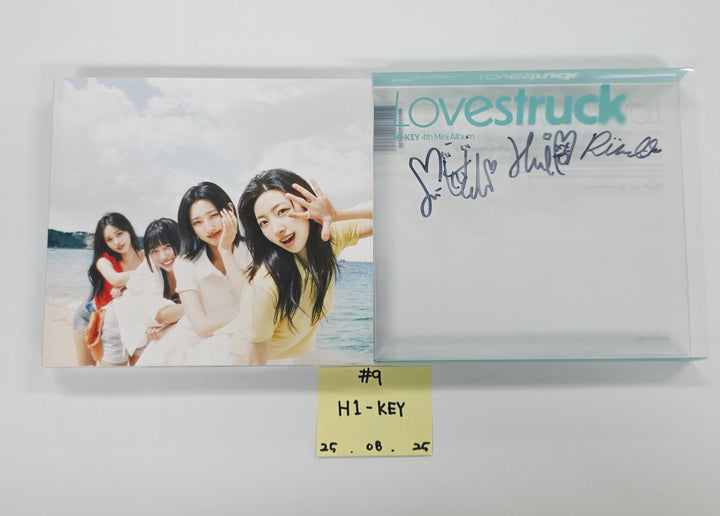 MEOVV "MY EYES OPEN VVIDE", YOUNG POSSE "Growing Pain pt.1 : FREE", JOY "From JOY, with Love", AtHeart "Plot Twist",H1-KEY "Lovestruck" - Hand Autograhped(Signed) Promo Album [25.8.25]