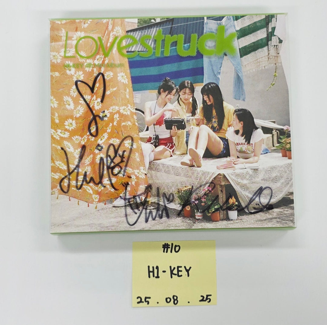 MEOVV "MY EYES OPEN VVIDE", YOUNG POSSE "Growing Pain pt.1 : FREE", JOY "From JOY, with Love", AtHeart "Plot Twist",H1-KEY "Lovestruck" - Hand Autograhped(Signed) Promo Album [25.8.25]
